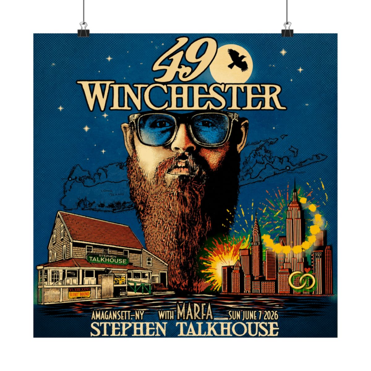 6.7.26 Amagansett, NY Poster - Signed | 49 Winchester - alternate angle 5, merchandise