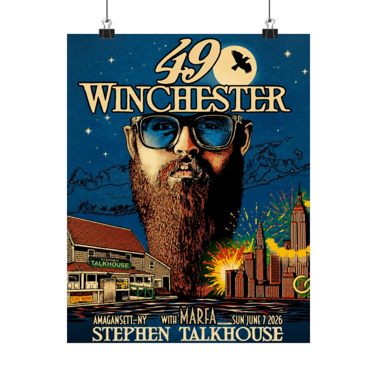 6.7.26 Amagansett, NY Poster - Signed | 49 Winchester - alternate angle 2, merchandise