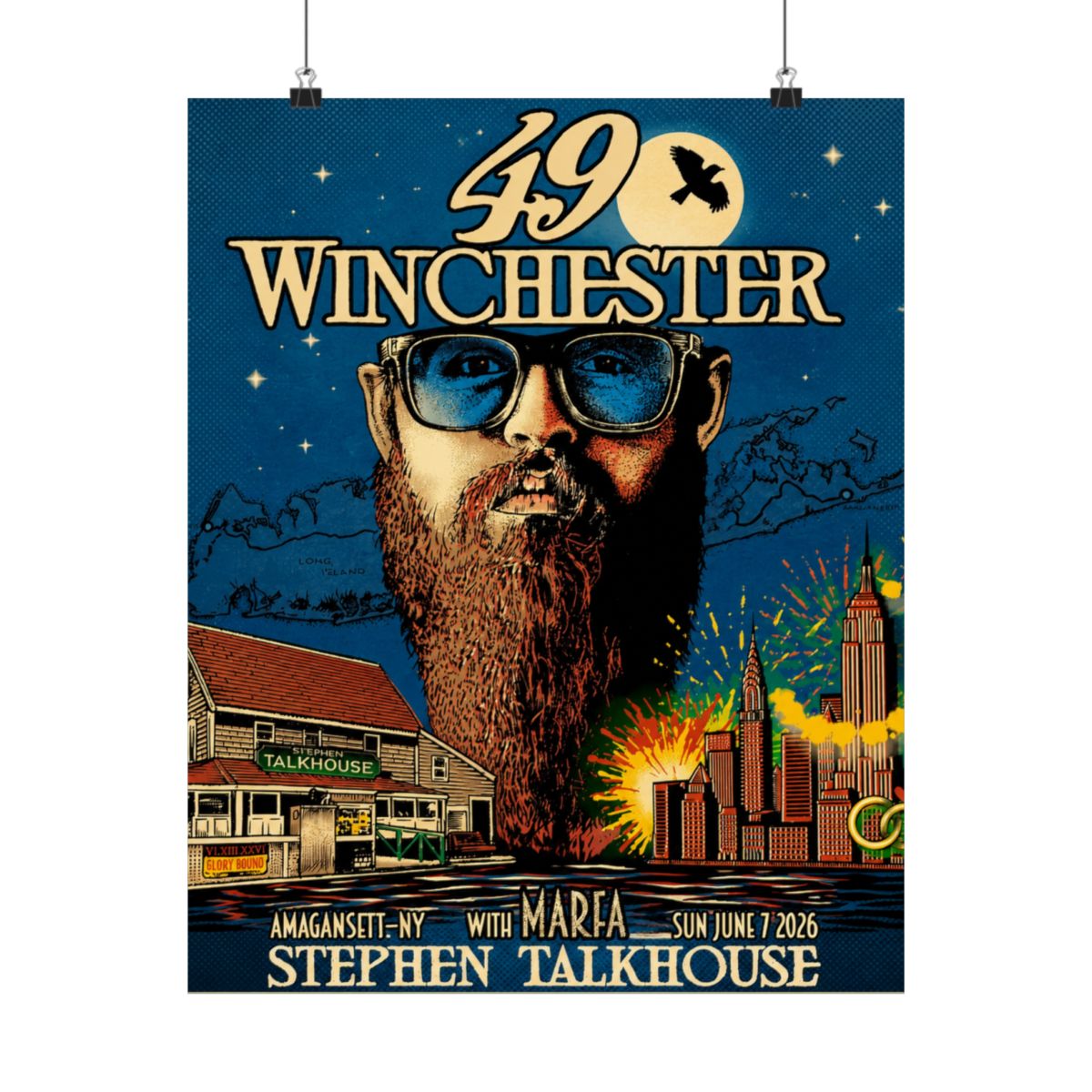 6.7.26 Amagansett, NY Poster - Signed | 49 Winchester - alternate angle 1, merchandise