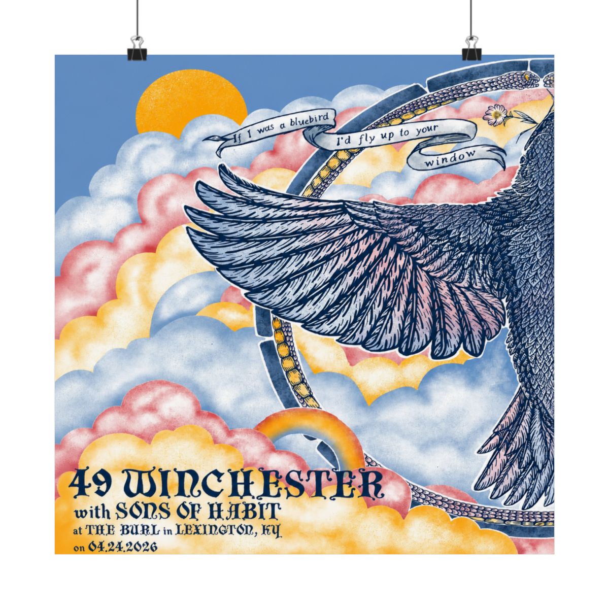 4.24.26 Lexington, KY Poster - Signed | 49 Winchester - alternate angle 5, merchandise