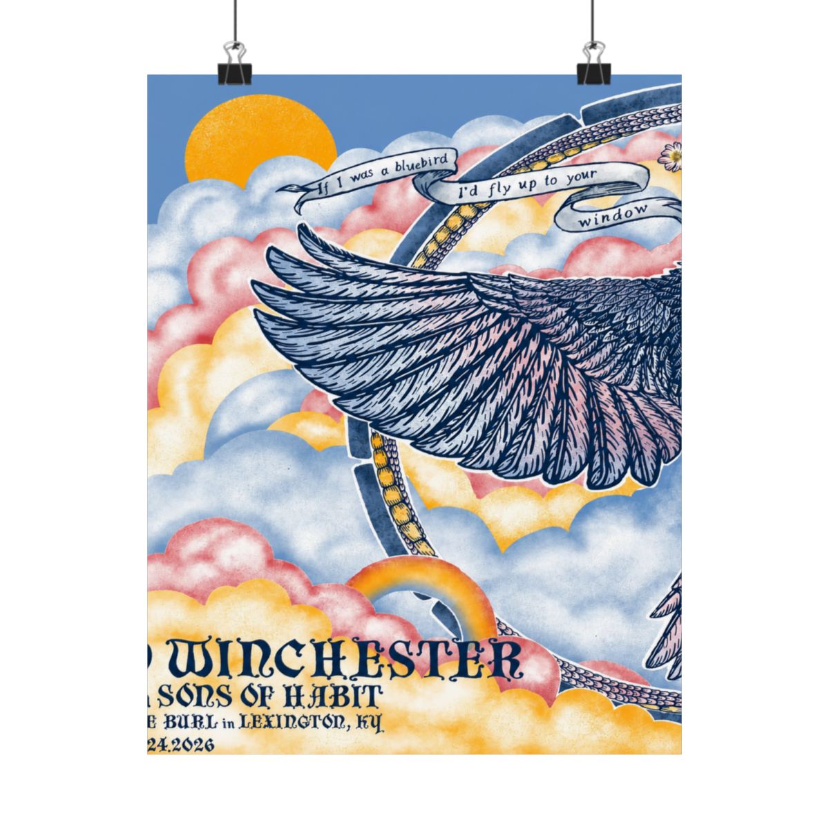 4.24.26 Lexington, KY Poster - Signed | 49 Winchester - alternate angle 2, merchandise