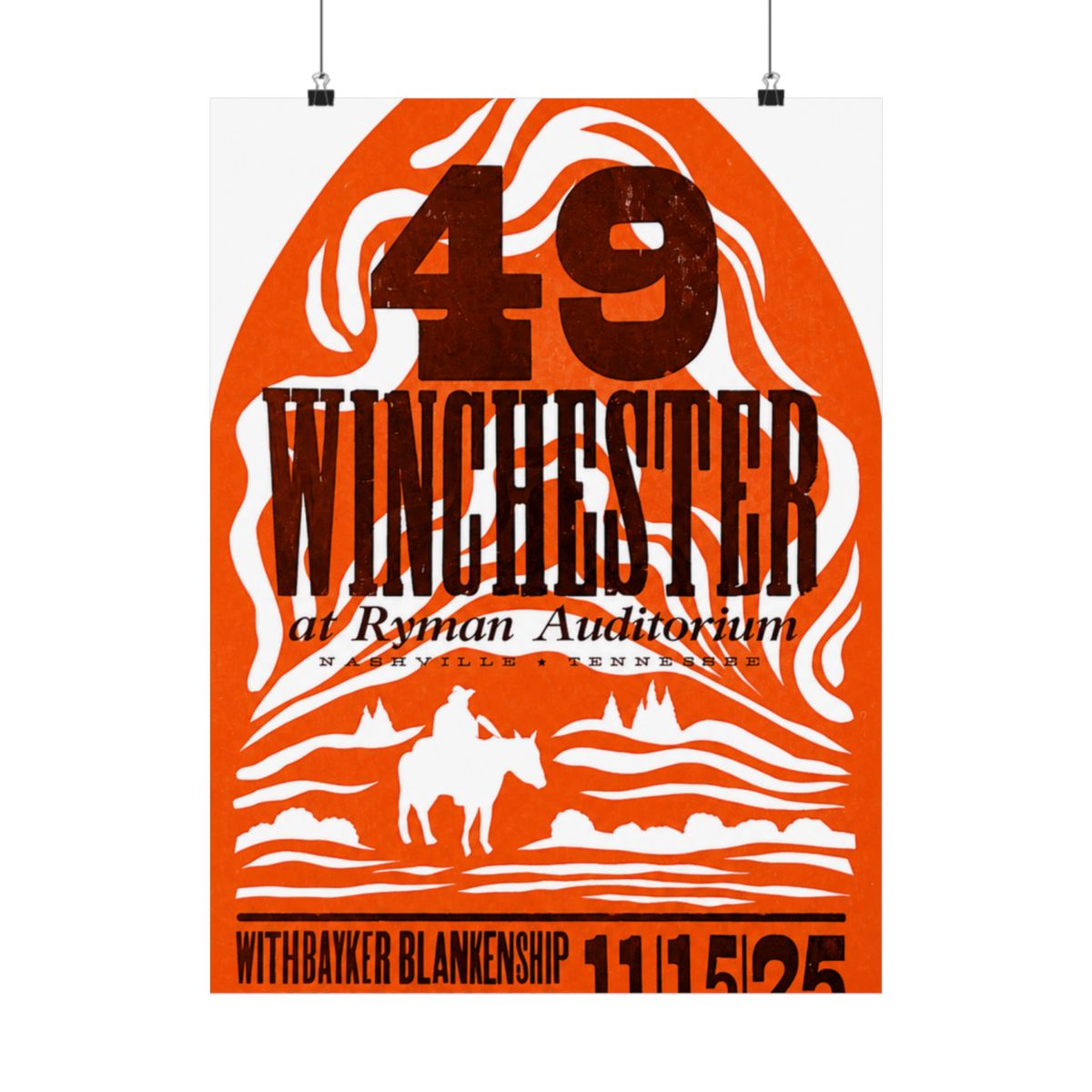 11.15.25 Ryman Hatch Print | 49 Winchester - alternate angle 1, merchandise
