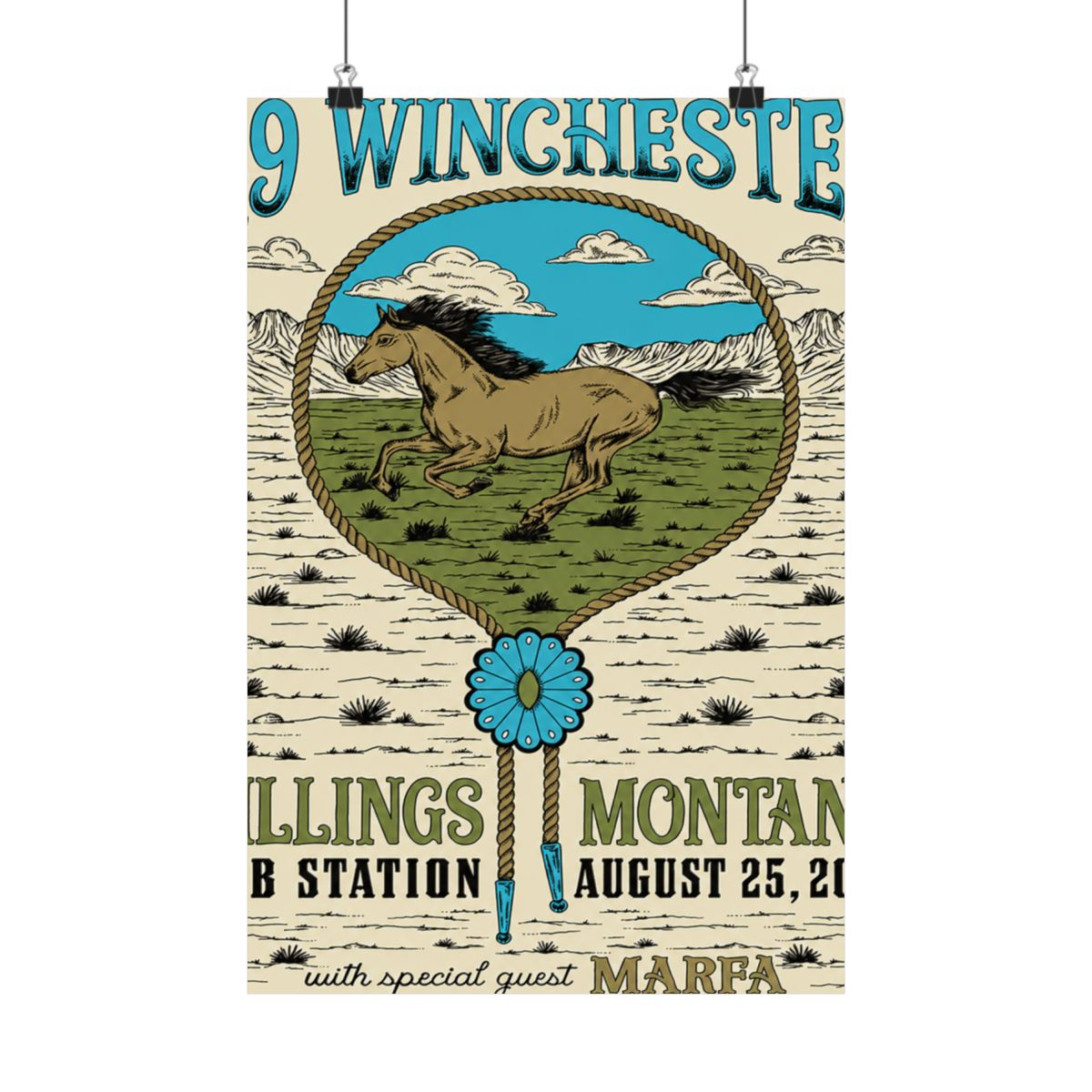 8.25.25 Pub Station Billings, MT Poster - Signed | 49 Winchester - alternate angle 3, merchandise
