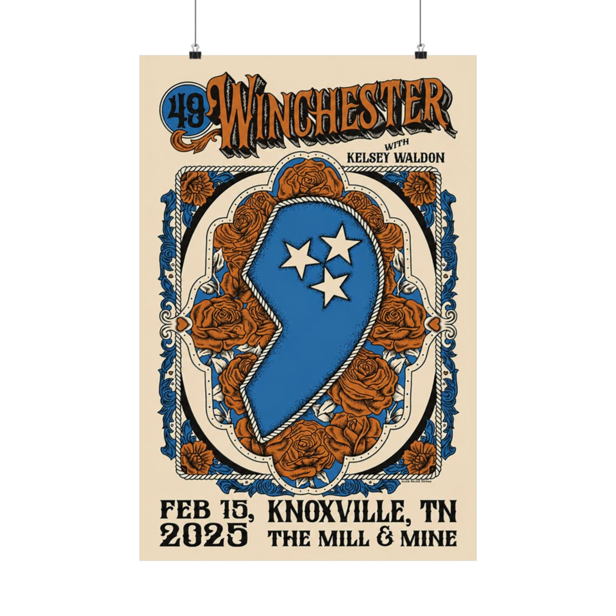 2.15.25 The Mill & Mine Knoxville, TN Poster - Signed | 49 Winchester