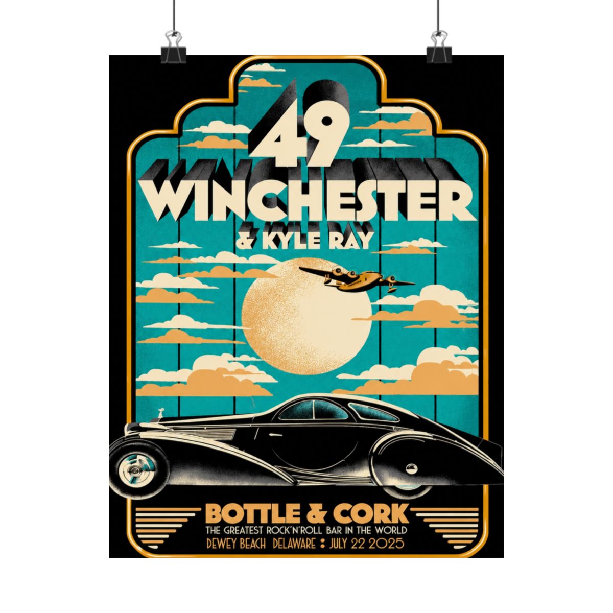 7.22.25 Bottle & Cork Poster - Signed | 49 Winchester - alternate angle 5, merchandise