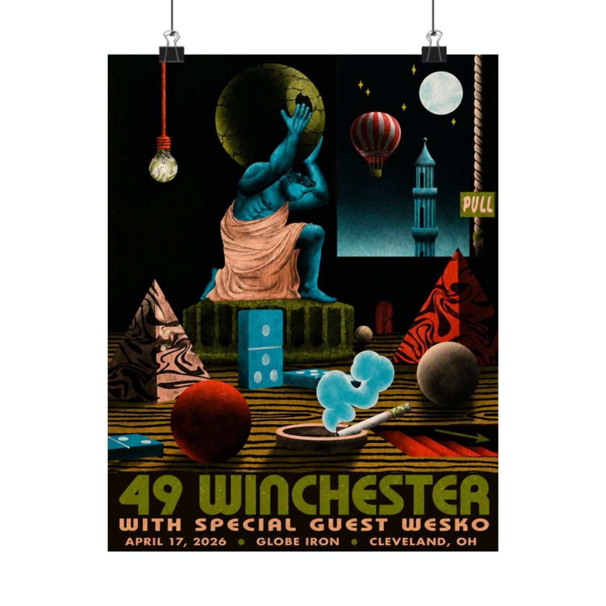 4.17.26 Cleveland, OH Poster - Signed | 49 Winchester - alternate angle 4, merchandise