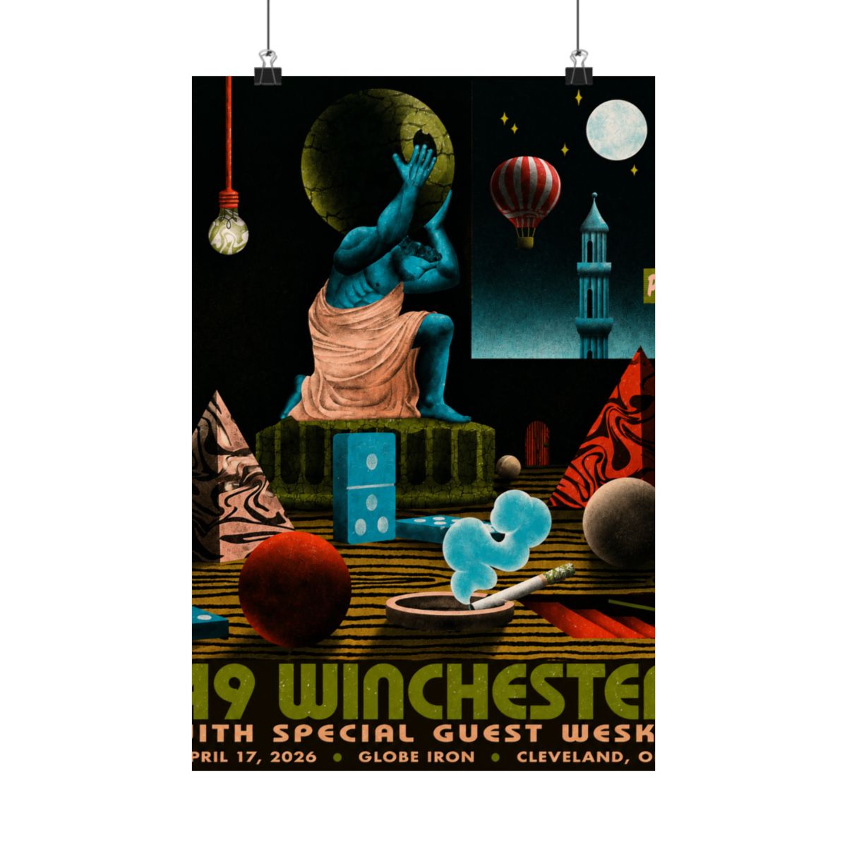 4.17.26 Cleveland, OH Poster - Signed | 49 Winchester - alternate angle 3, merchandise