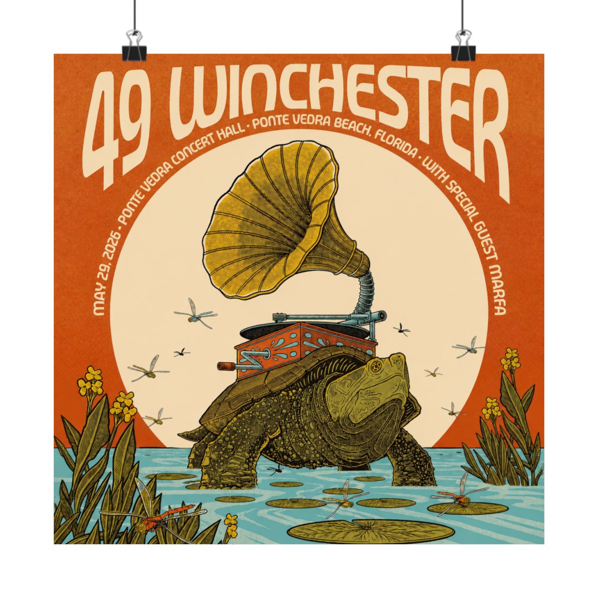 5.29.26 Ponte Vedra Beach, FL Poster - Signed | 49 Winchester - alternate angle 4, merchandise