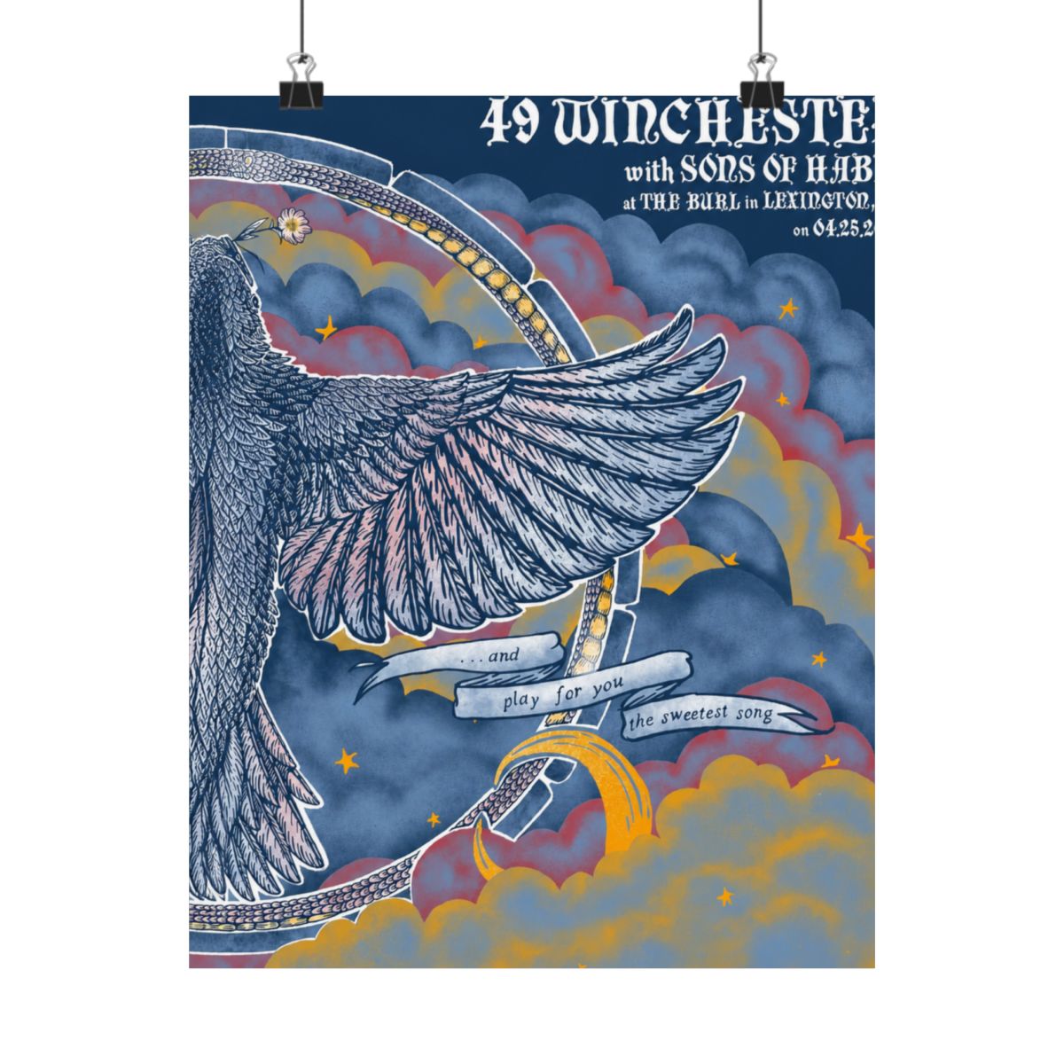 4.25.26 Lexington, KY Poster - Signed | 49 Winchester - alternate angle 3, merchandise